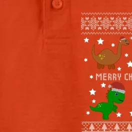 Dinosaur Ugly Christmas Sweater Funny Xmas Gift Adults Meaningful Gift Dry Zone Grid Performance Polo