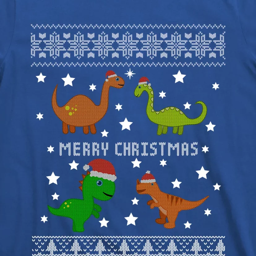 Dinosaur Ugly Christmas Sweater Funny Xmas Gift Adults Meaningful Gift T-Shirt