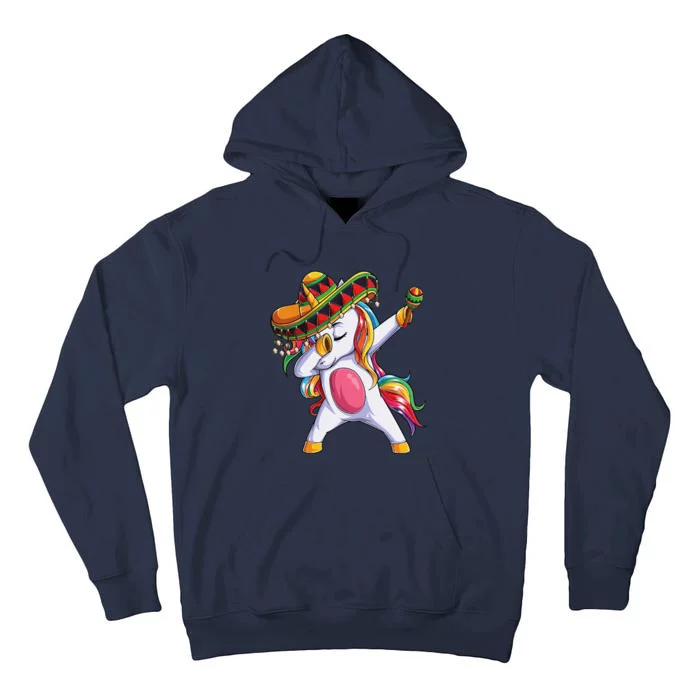 Dabbing Unicorn Cinco De Mayo Mexican Gift Tall Hoodie