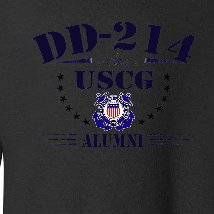 DD214 US Coast Guard (USCG) Alumni Toddler Sweatshirt