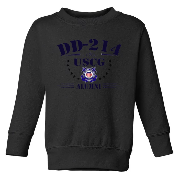 DD214 US Coast Guard (USCG) Alumni Toddler Sweatshirt