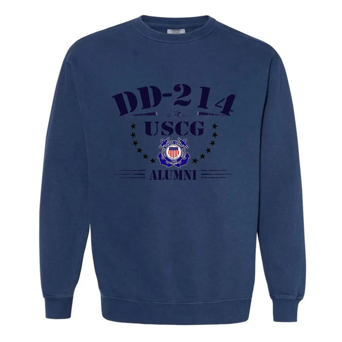 DD214 US Coast Guard (USCG) Alumni Garment-Dyed Sweatshirt