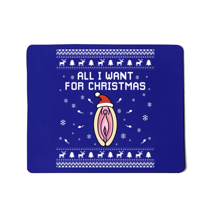 Dirty Ugly Christmas Sweater For Husband Or Friend Cool Gift Mousepad