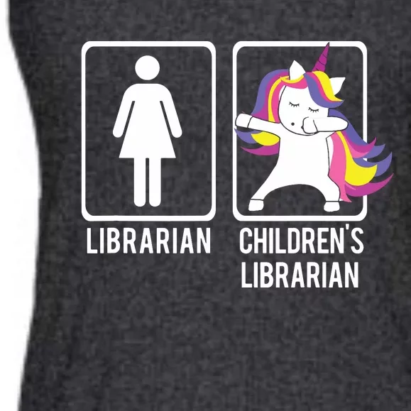 DABBING UNICORN CHILDRENS LIBRARIAN Gift Dabs Library Ladies Essential Flowy Tank