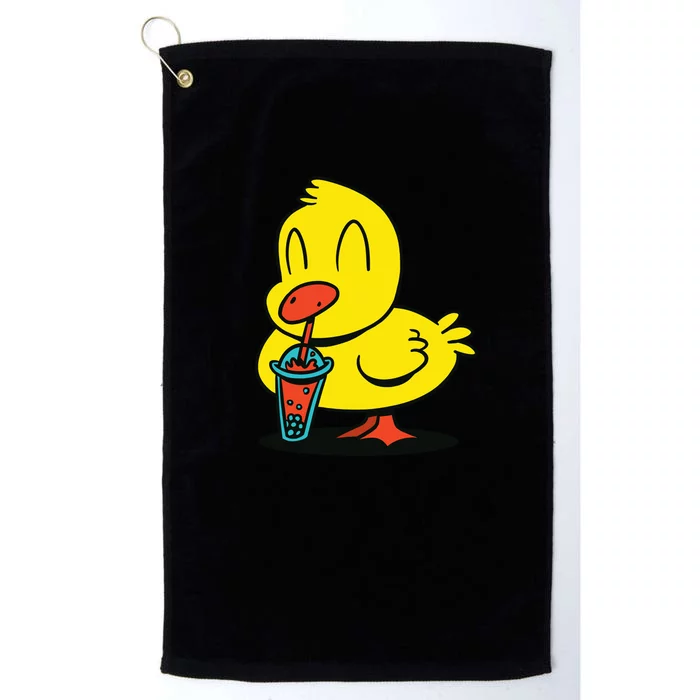 Duck Bubble Tea Platinum Collection Golf Towel