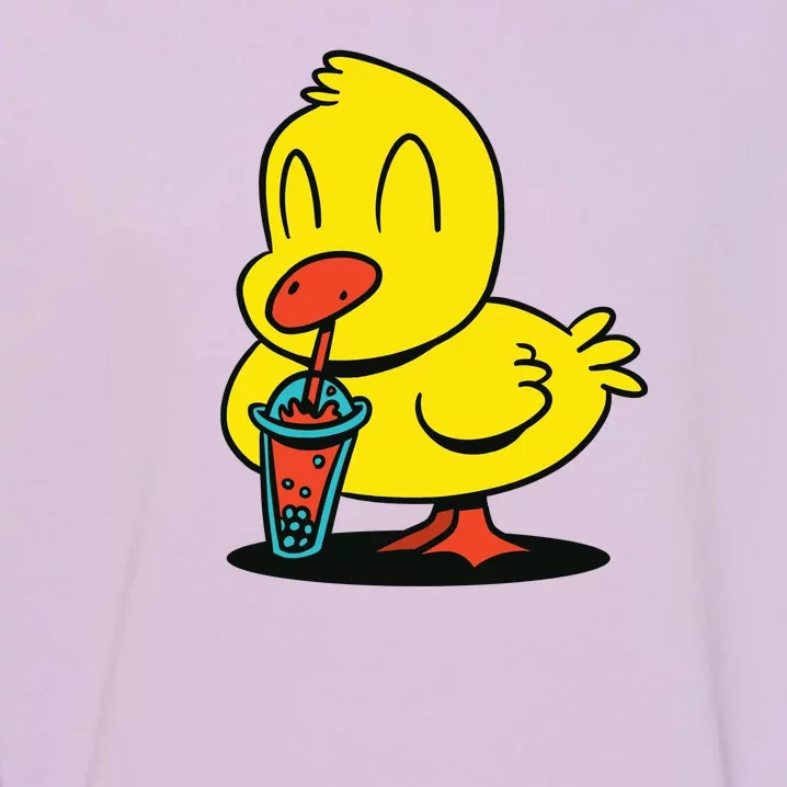 Duck Bubble Tea Garment-Dyed Sweatshirt