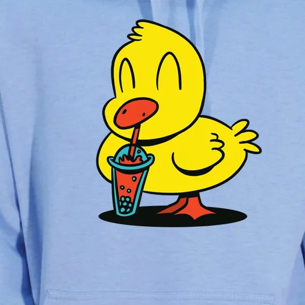 Duck Bubble Tea Unisex Surf Hoodie