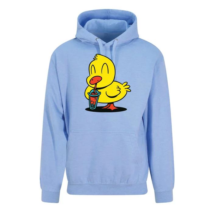 Duck Bubble Tea Unisex Surf Hoodie