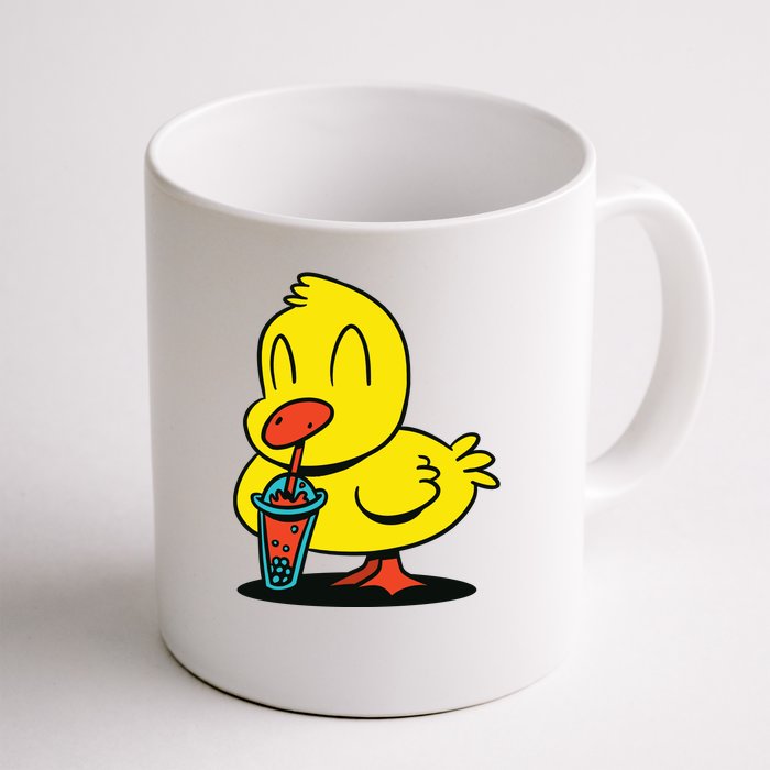 Duck Bubble Tea Front & Back Coffee Mug