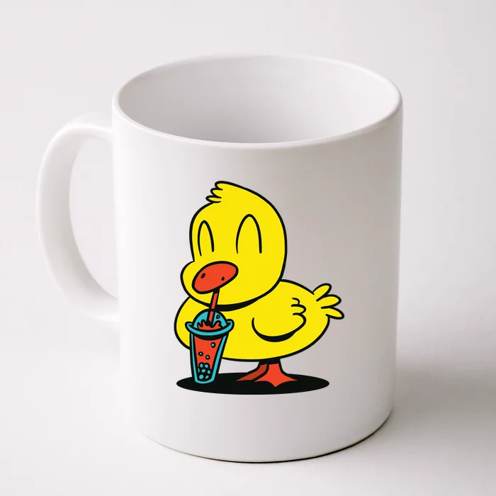 Duck Bubble Tea Front & Back Coffee Mug