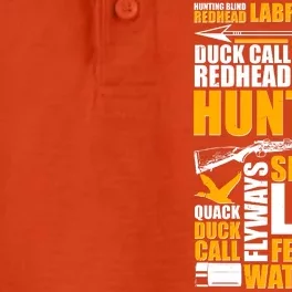 Duck Call Redhead Duck Hunting Dry Zone Grid Performance Polo