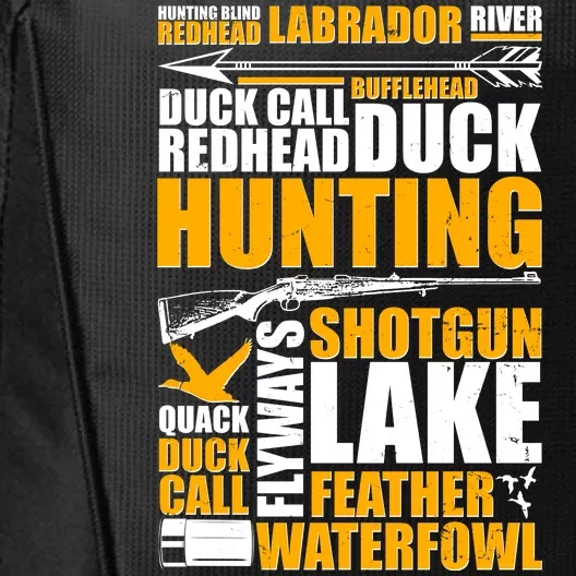 Duck Call Redhead Duck Hunting City Backpack