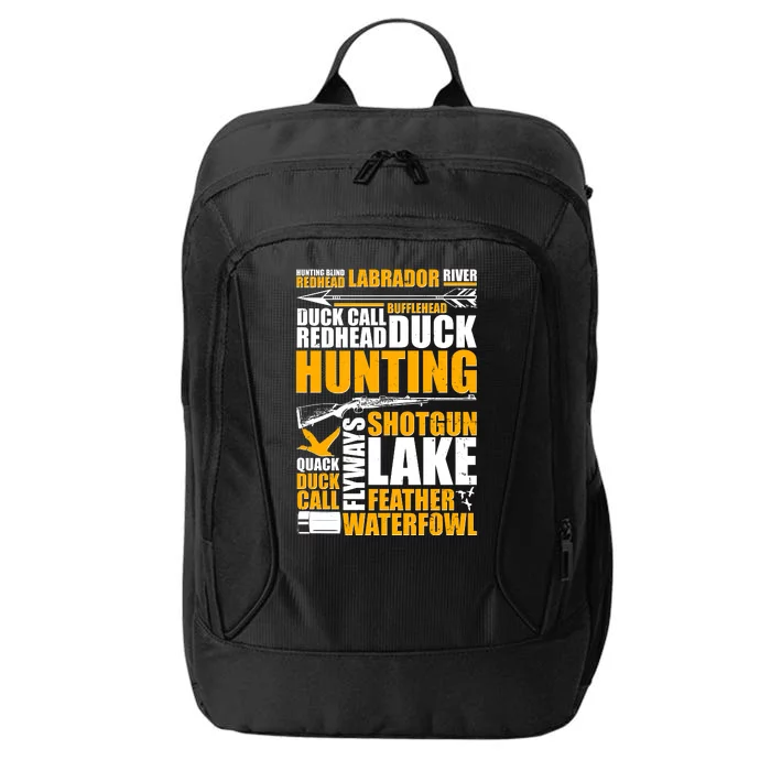 Duck Call Redhead Duck Hunting City Backpack