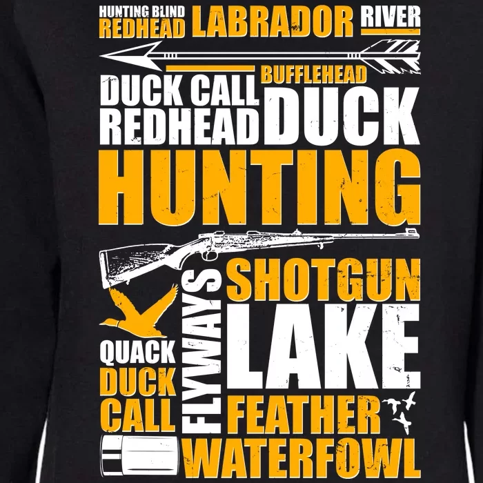 Duck Call Redhead Duck Hunting Womens California Wash Sweatshirt