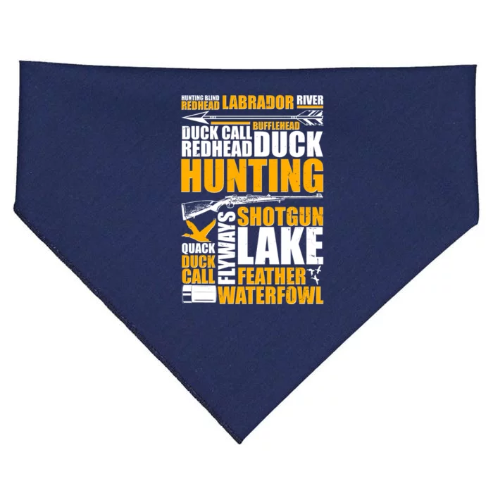 Duck Call Redhead Duck Hunting USA-Made Doggie Bandana