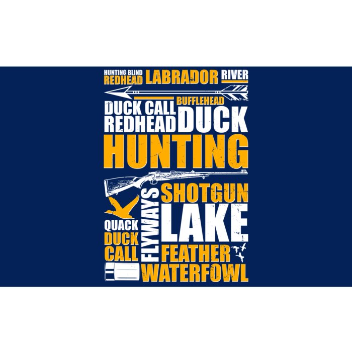 Duck Call Redhead Duck Hunting Bumper Sticker