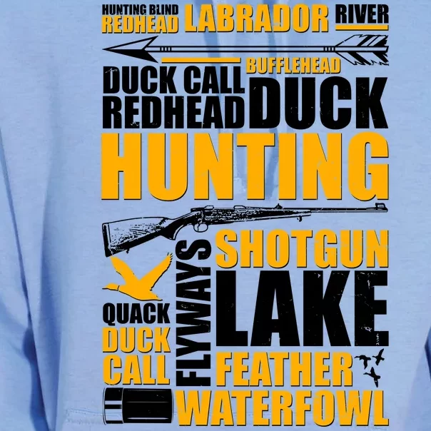 Duck Call Redhead Duck Hunting Unisex Surf Hoodie