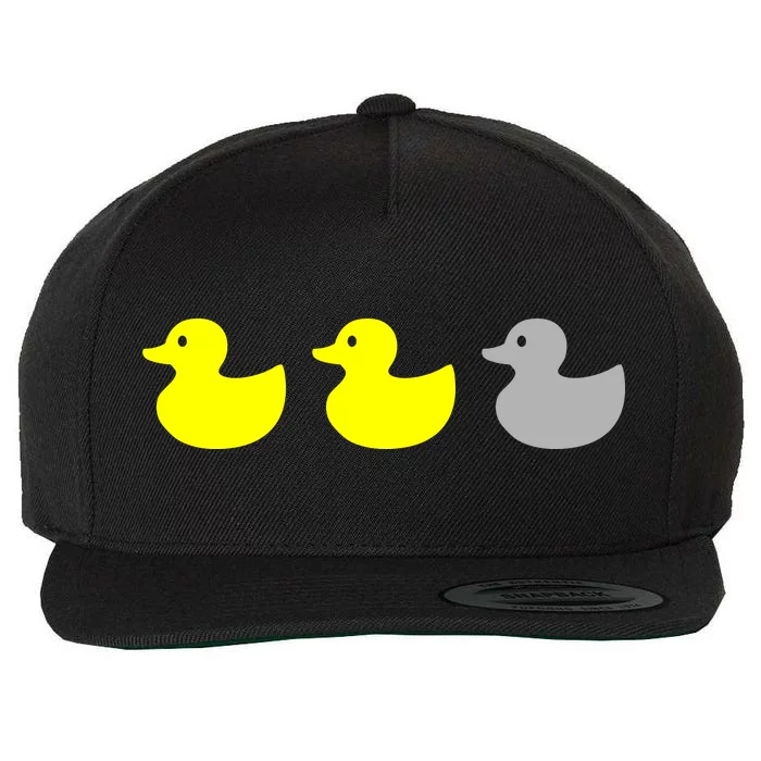 Duck Duck Grey Wool Snapback Cap