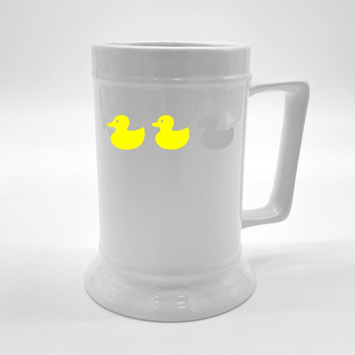 Duck Duck Grey Front & Back Beer Stein