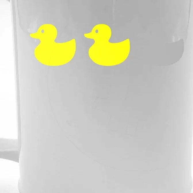 Duck Duck Grey Front & Back Beer Stein