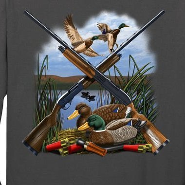 Duck Hunting Layout Tall Long Sleeve T-Shirt