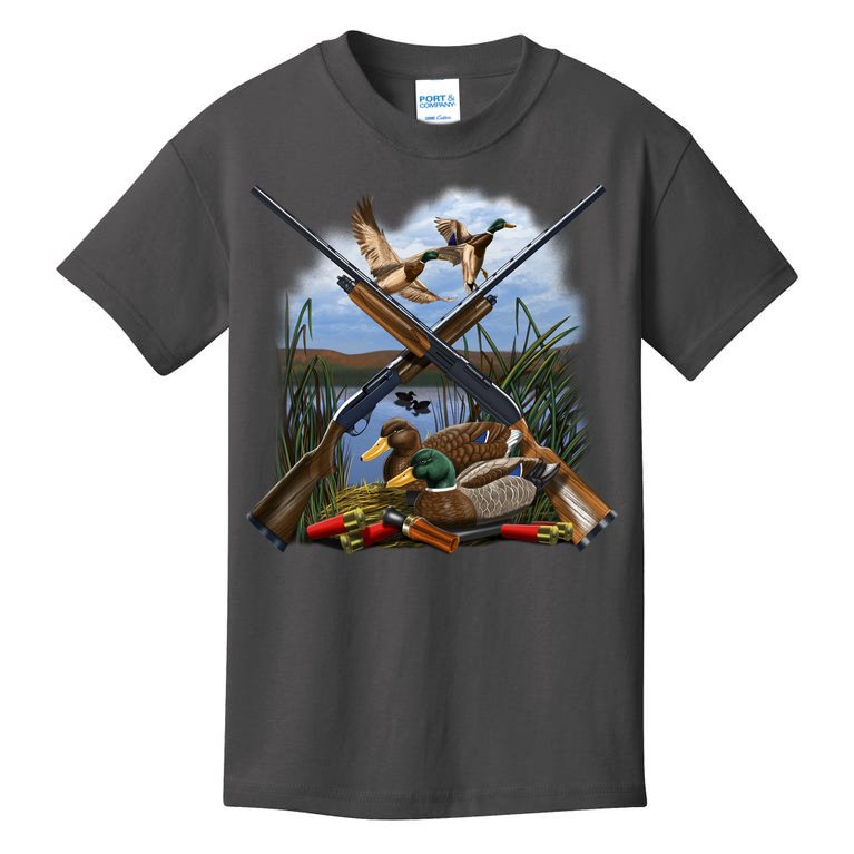 Duck Hunting Layout Kids T-Shirt
