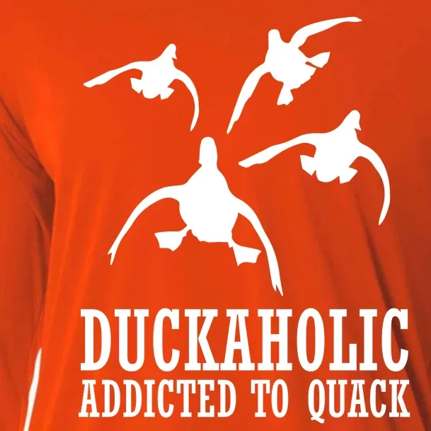 Duckaholic Addicted to Quack Cooling Performance Long Sleeve Crew