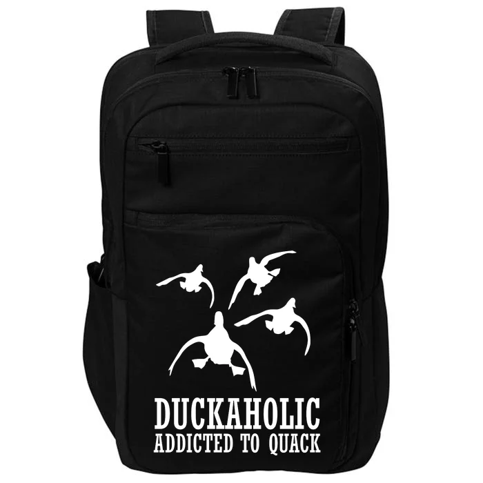 Duckaholic Addicted to Quack Impact Tech Backpack