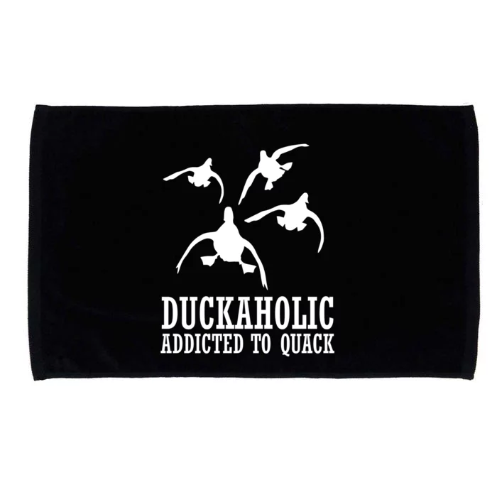 Duckaholic Addicted to Quack Microfiber Hand Towel