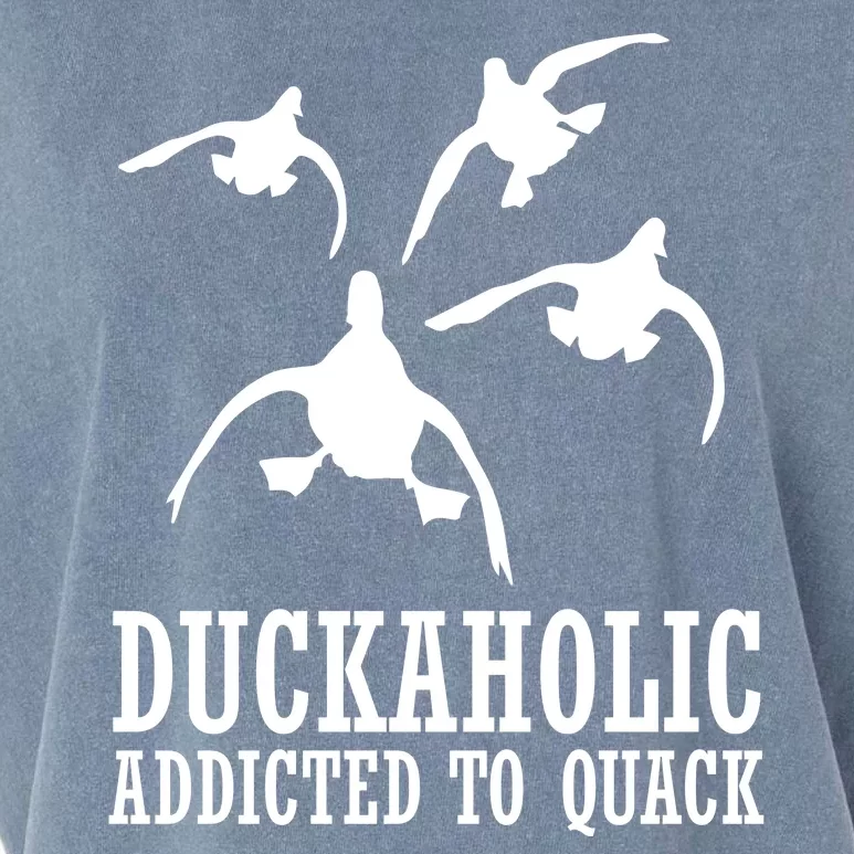 Duckaholic Addicted to Quack Garment-Dyed Women's Muscle Tee