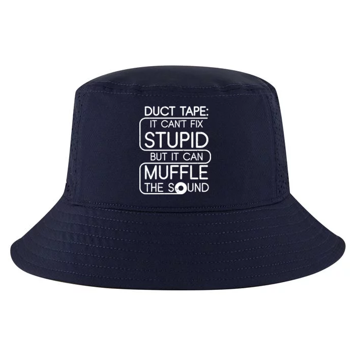 Duct Tape It Can't Fix Stupid But It Can Muffle The Sound Cool Comfort Performance Bucket Hat