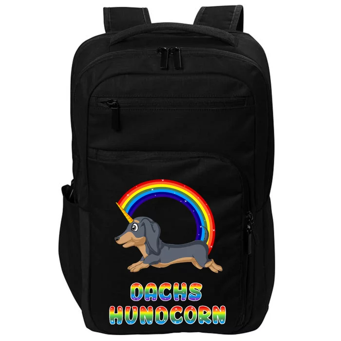 Dachshund Unicorn Impact Tech Backpack