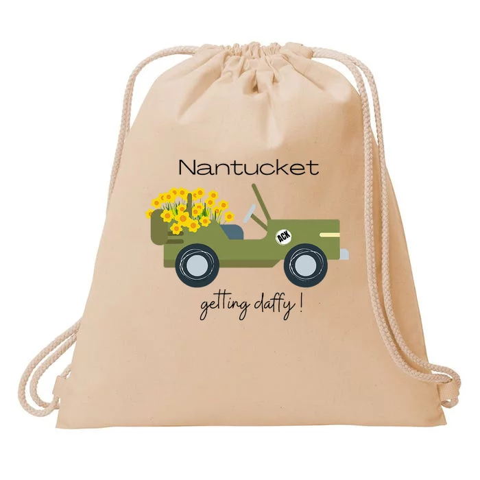 Daffodils Upon Daffodils Nantucket Drawstring Bag