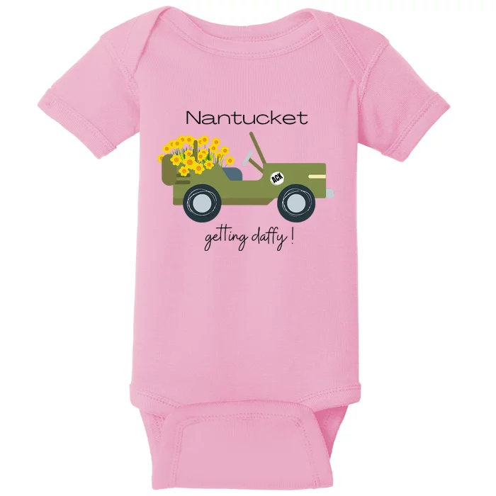 Daffodils Upon Daffodils Nantucket Baby Bodysuit