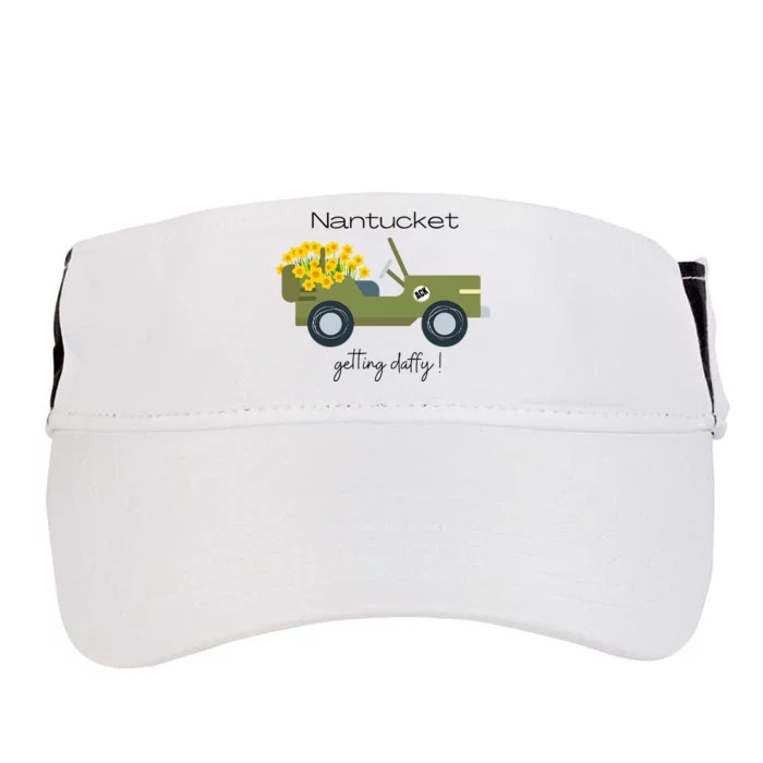 Daffodils Upon Daffodils Nantucket Adult Drive Performance Visor