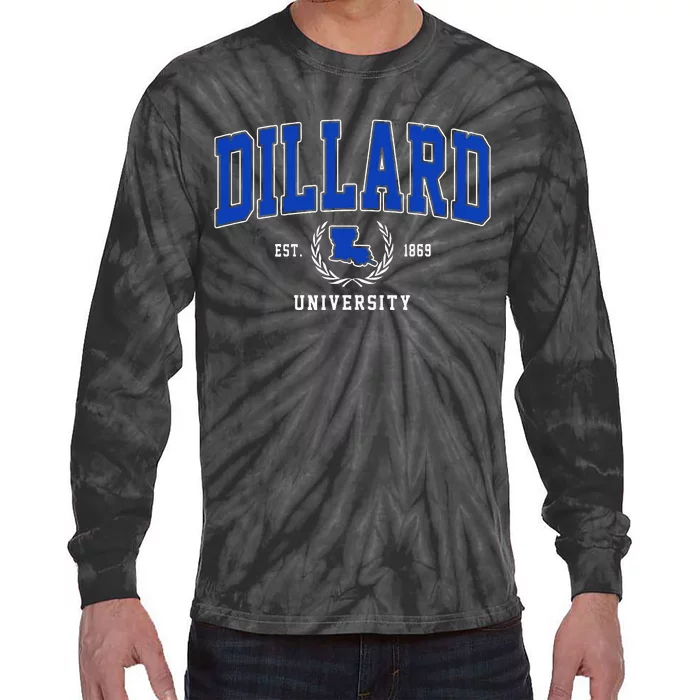 Dillard University Tie-Dye Long Sleeve Shirt