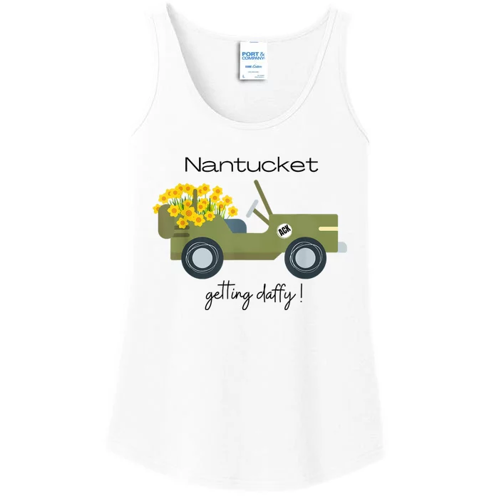 Daffodils Upon Daffodils Nantucket Getting Ack Ladies Essential Tank