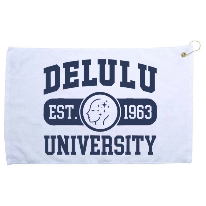 Delulu University Grommeted Golf Towel