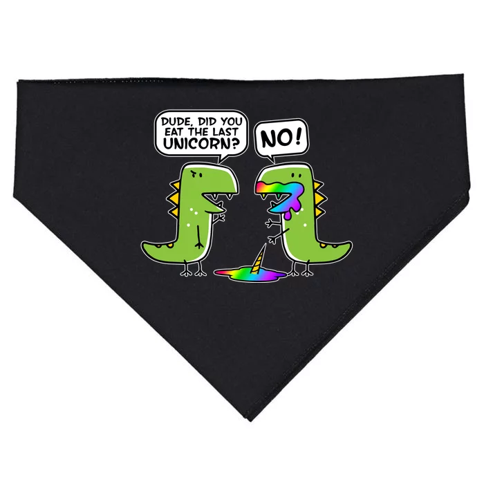 Dude Did You Eat The Last Unicorn? USA-Made Doggie Bandana