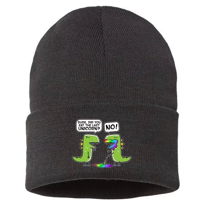 Dude Did You Eat The Last Unicorn? Sustainable Knit Beanie