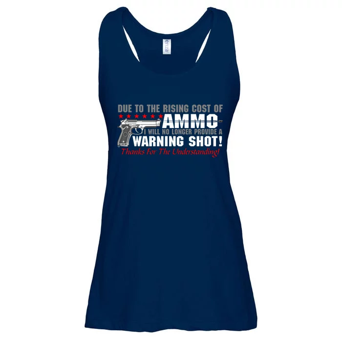 Due To Rising Cost Ammunition No Provide Warning Shot Ladies Essential Flowy Tank