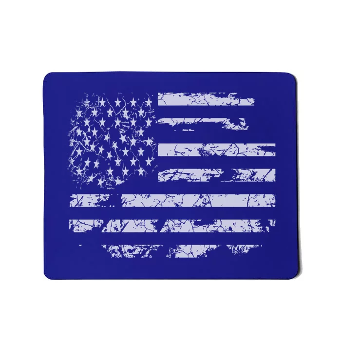 Distressed Usa Flag Gift Mousepad