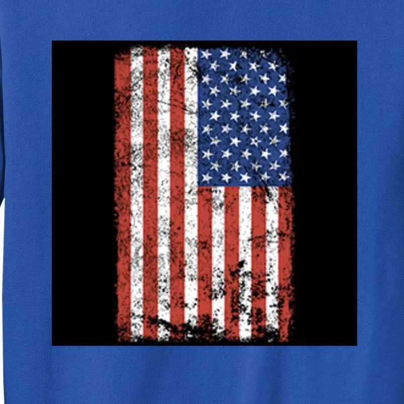 Distressed Us Flag Gift Sweatshirt