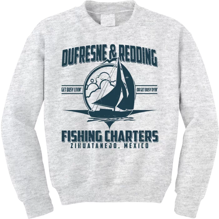 Dufresne And Redding Fishing Charters Zihuatanejo Mexico Kids Sweatshirt