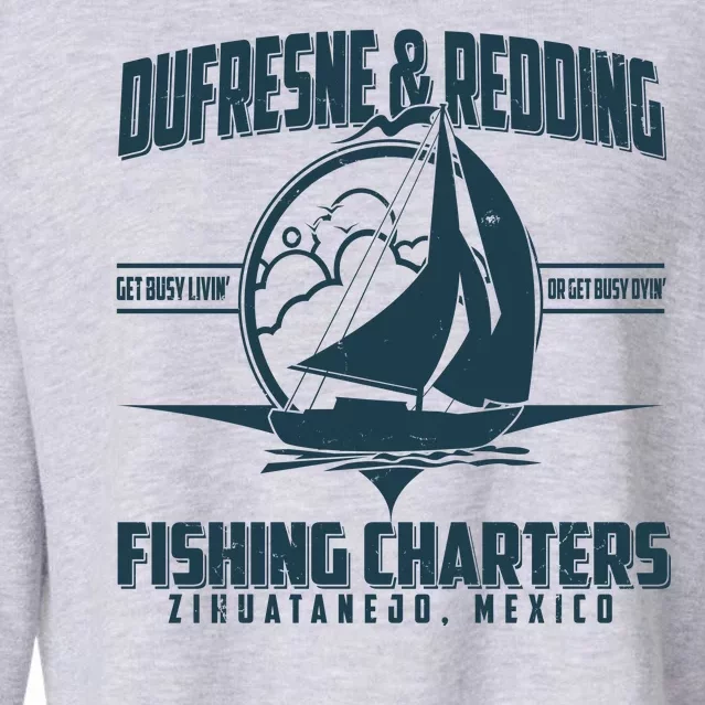 Dufresne And Redding Fishing Charters Zihuatanejo Mexico Cropped Pullover Crew