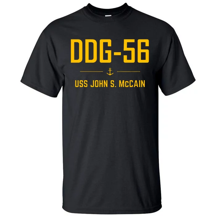 Ddg56 Uss John S. Mccain Tall T-Shirt