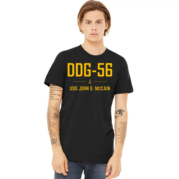 Ddg56 Uss John S. Mccain Premium T-Shirt