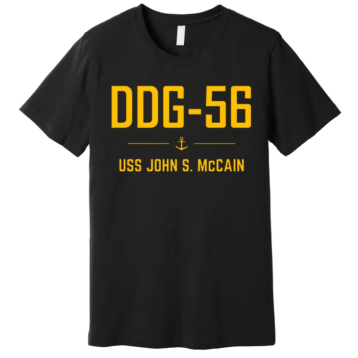 Ddg56 Uss John S. Mccain Premium T-Shirt