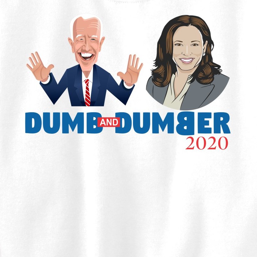 Dumb and Dumber 2020 Joe Biden Kamala Harris President Funny Kids Sweatshirt