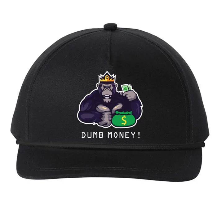 Dumb Money Ape Snapback Five-Panel Rope Hat